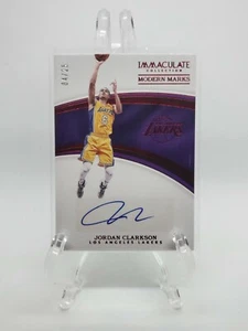 RARE 2016-17 Immaculate Jordan Clarkson Auto /25 red - Picture 1 of 1