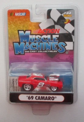 MÁQUINAS MUSCULARES Dale Earnhardt Jr '69 Chevy Camaro NASCAR Rojo Foto 1 de 3