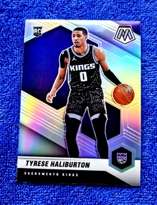 2020-21 Panini Mosaic Tyrese Haliburton Silver Prizm Holo RC Rookie Mint #204 - Imagen 1 de 5
