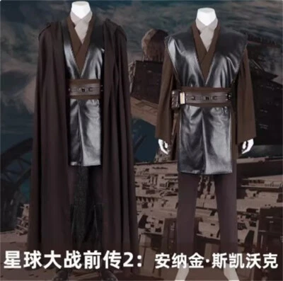 Star Wars Episode II-Attack of the Clones Anakin Skywalker Cosplay Costume Suit - Image 1 of 4