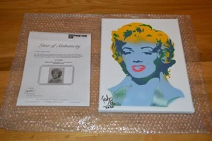 Tadas Zaicikas Marilyn #1 Acrylgemälde 11x14 auf Leinwand einzigartiges Kunstwerk signiert - Bild 1 von 9