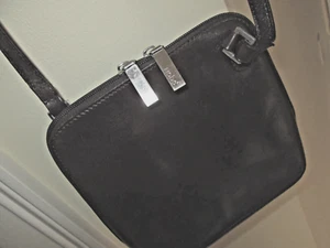  HOBO International Small Brown Leather Organizer Crossbody Bag - Picture 1 of 6