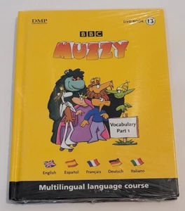 Muzzy BBC Multilingual Language Course For Children DVD Book 13 Vocabulary Pt 1. - Picture 1 of 2