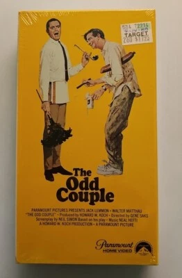 The Odd Couple VHS SEALED w/   Watermarks Paramount Matthau Lemmon NO BARCODE  - Image 1 of 4