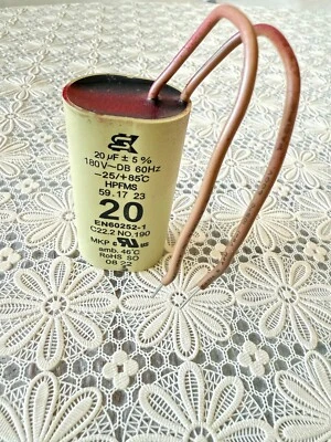 Condensador de arranque de motor en maceta Seika SK 20 uf 180 VAC para bombas Grundfos (cantidad) Foto 1 de 2