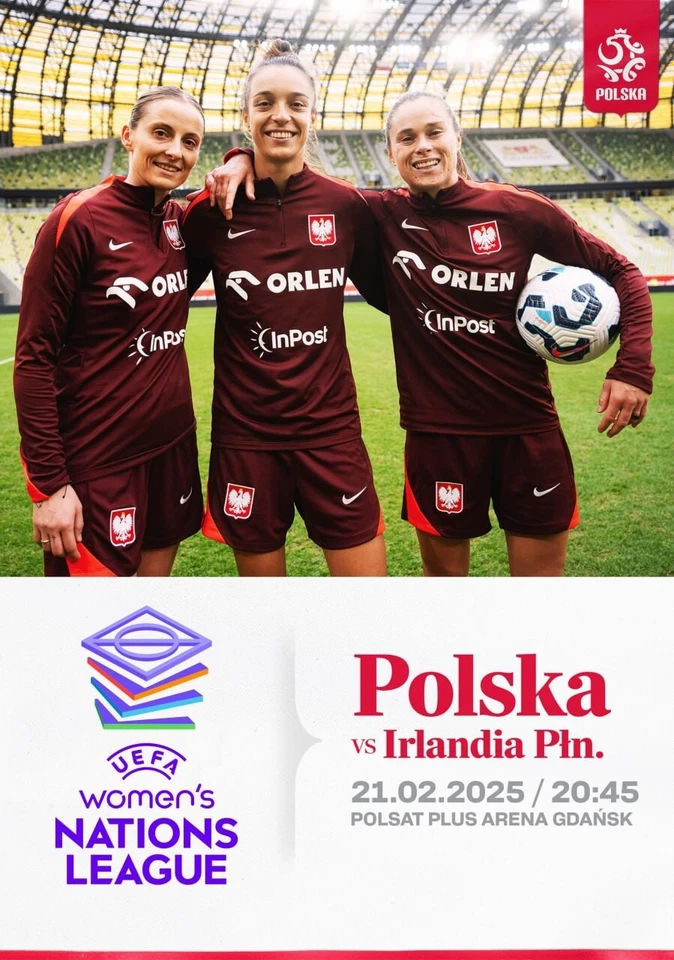 POLAND v NORTHERN IRELAND 21 February 2025 UEFA Nations League WOMENS FAN - Image 1 of 1