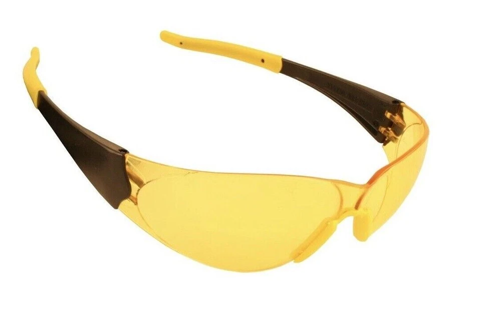 CORDOVA ENB30S DOBERMAN SAFETY GLASSES, AMBER, SCRATCH RESISTANT, UV PROTECTION - Image 1 of 4
