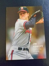 Jim Abbott California Angels 1989 Pacific Cards Baseball's Best Four #4 NM