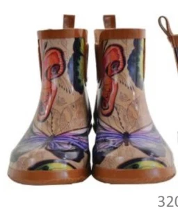 Botas de Lluvia Anuschka Resistentes al Agua al Tobillo - Earth Song 3202-EST, Talla 8 - Imagen 1 de 3