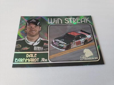 Dale Earnhardt Jr 2009 Press Pass Premium Win Streak #WS4 Insert Card NASCAR - Image 1 of 2