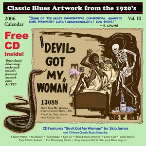 John Tefteller's Blues Images Calendar 2006 + FREE CD Paramount Race Record Art - Picture 1 of 2