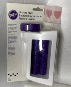 Neu Wilton Textur Pressepunkt Fondant Dekoration Kuchen - Bild 1 von 4