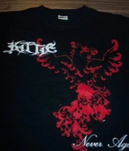 KITTIE NEVER AGAIN 2006 TOUR Concert T-Shirt Band MENS SMALL - Picture 1 of 4