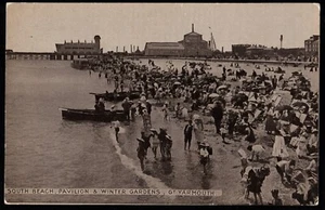 South Beach Pavilion & Winter Gardens Great Yarmouth Norfolk Postcard - Picture 1 of 2
