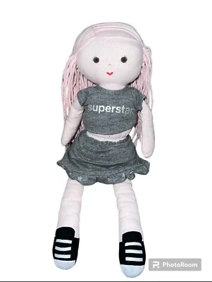 Muñeca de algodón de niña de diseñador AMY COE de North American Bear Co. 'Betty' de peluche Foto 1 de 4