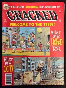 Cracked Magazine No. 251 Jan 1990 Welcome to the 90's Cover - Picture 1 of 1