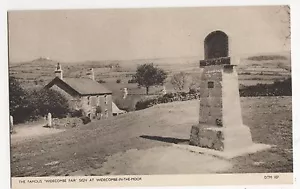 Widecombe Fair Sign at Widecombe In The Moor, Devon Postcard, A916 - Picture 1 of 1