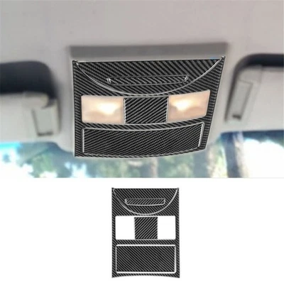 Cubierta de borde de luz de techo de auto de fibra de carbono 5 piezas para Nissan Quest 2004-2006 tipo B Foto 1 de 4