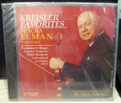 SEALED! Kreisler*, Mischa Elman, Joseph Seiger – Kreisler Favorites CD Foto 1 de 2