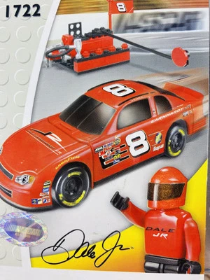 Mega Bloks Nascar Dale Earnhardt Jr Car #8 1722 45 Pieces New - Image 1 of 4