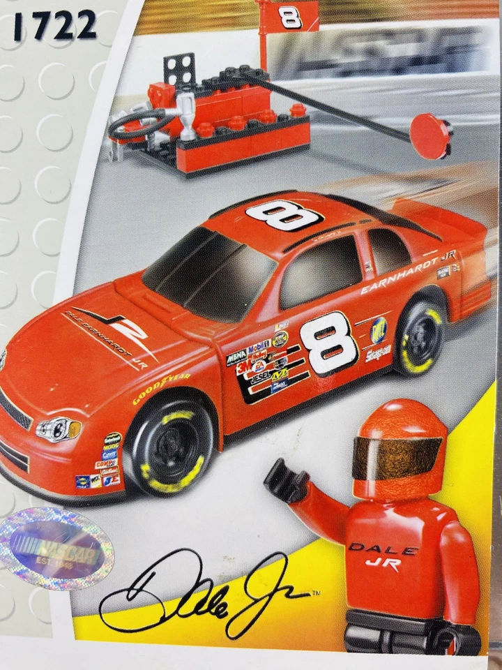 Mega Bloks NASCAR Dale Earnhardt Jr. 1722 45 Pcs