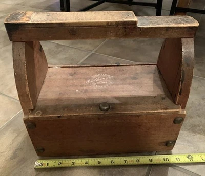 Zapatos de madera vintage Valet bolso relleno cepillos de mármol pulido Old MacGeary Co. antiguos Foto 1 de 4