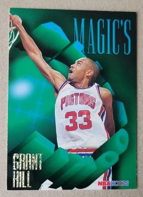 Aros de la NBA Magic's Grant Hill Detroit Pistons 1995-96 #FAR-3 Foto 1 de 2