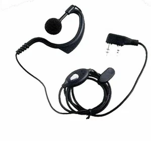Mic Headset Earpiece Earphone 2 Pin for Baofeng Walkie Takie Radio UV5R  BF 888s - Picture 1 of 2