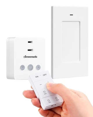 DEWENWILS Wireless Dimmer Plug for Indoor Home Lighting, Remote Control...  - Image 1 of 4