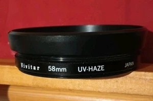 Vivitar 58mm UV-Haze Filter  made in Japan - Picture 1 of 6