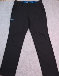 Amazon Pantalone Uomo Large 35X33 Nero Luly Yang Cargo Elasticizzato Abbigliamento da Lavoro Uniforme - Foto 1 di 11