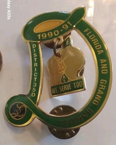 Vintage Löwen seltene Rarität Club Damen Pin Logo Frauen Löwin 1990er - Bild 1 von 1