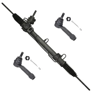 Complete Power Steering Rack Pinion Assembly Outer Tie Rod Ends Replacement for - Picture 1 of 7