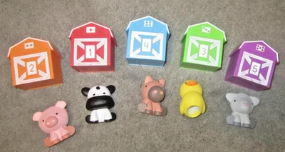 Juguete de granja Peekaboo preescolar recursos de aprendizaje con animales usado en excelente estado Foto 1 de 2