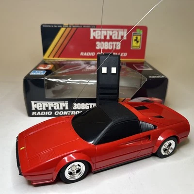Ferrari 308 GTB 1/18 RADCON Red RC Car Untested w/ Remote & Box Read Desc. - Image 1 of 4
