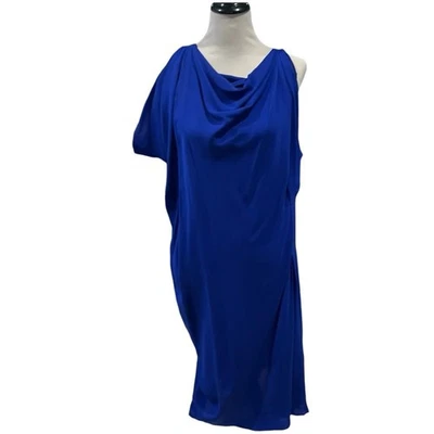 Lanvin Ete 2012 Blue Silk Dress T 46 - Image 1 of 4