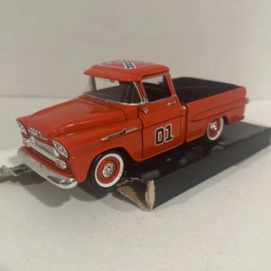 Dukes Hazzard 1958 Chevy Apache Fleetside Pickup Red 1/24 Scale. RARE - Picture 1 of 10