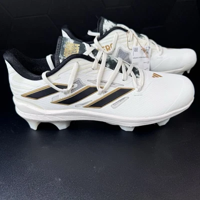Botines de béisbol Adidas Adizero Afterburner 9 TPU para hombre 9 oro blanco IG9618 NUEVOS Foto 1 de 4