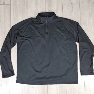 Nike Dri-FIT Herren Schwarz 1/4 Zip Training Top Langarm XXL Laufpullover - Bild 1 von 8