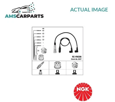 IGNITION CABLE SET LEADS KIT 0937 NGK NEW OE REPLACEMENT - Image 1 of 4