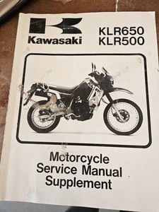 Kawasaki Klr650 Klr500 1987-2002 Service Manual - Bild 1 von 3