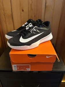 Nike Zoom Vapor Pro 3 HC Black /White Size 8 Men’s Tennis - Picture 1 of 6