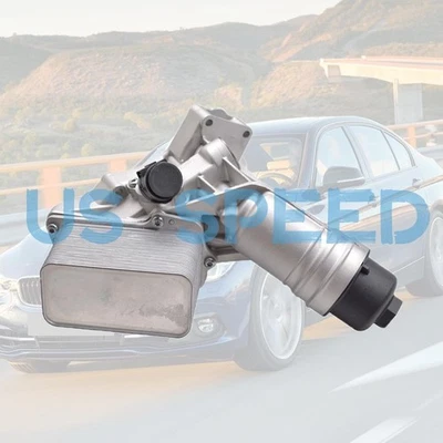 Подходит для BMW 440i G30 540i 640i 740i M240i X3 алюминиевый масляный радиатор двигателя в сборе - Изображение 1 из 4