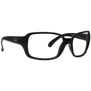 Ray-Ban Sonnenbrille nur Gestell RB 4068 601 poliert schwarz eckig Italy 60 mm - Bild 1 von 6