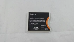 Sony AD-MSCF1 Memory Stick Duo Adapter for Compct Flash - Picture 1 of 1