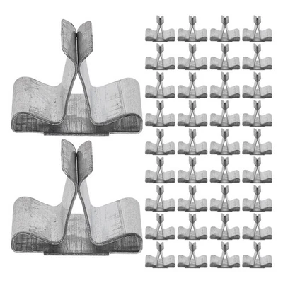  150pcs Wood Candle Wick Base Clips - Metal Wick Holders Tabs For Candle Making - Image 1 of 4