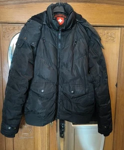 XXL Wellensteyn Herren Warme Winterjacke Schwarz Dick Outdoor Wind Und Wetter - Bild 1 von 10