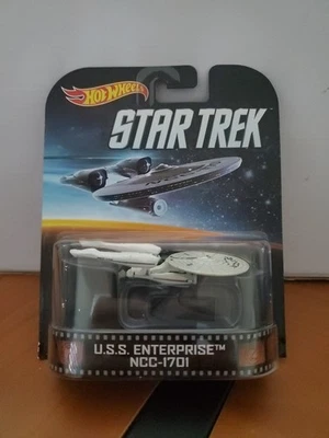 Hot Wheels 2014 Retro Entertainment Star Trek U.S.S. Enterprise NCC-1701 BDT85 - Image 1 of 4