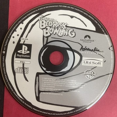 Flintstones: Bedrock Bowling (Sony PlayStation 1, PS1 2000) - Disc Only - Image 1 of 2