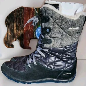 Columbia Women's Powder Summit Mid Wool Winter Boots Wool Lining Size 10 - Picture 1 of 11